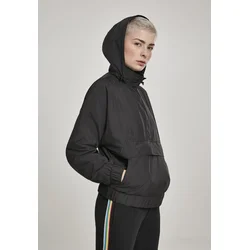 Womens Panel Pull Over Black Jacket