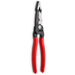 Knipex kombinovana električarska klešta za skidanje izolacije 200mm sa gumiranim ručkama ( 13 71 200 ME )