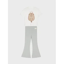Sinsay - Set majica kratkih rukava i pantalone Pusheen the Cat - šareno