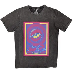 Primal Scream Psychedelic Eye (Stone Wash) Charcoal Grey XL Majica