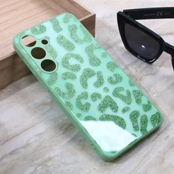 Maska za mobilni telefon Samsung Galaxy S24 Plus SHINY GLASS, Svetlozelena