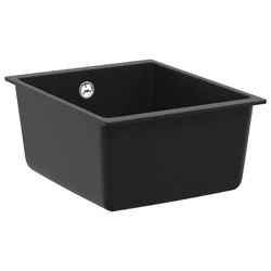 Umivaonik Crna 370 x 460 mm 80% kvarc i 20% smola