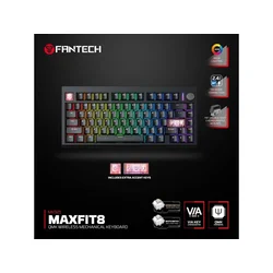 FANTECH Fantech MK921 Maxfit8 – Gejmerska mehanička tastatura sa Brown switchevima