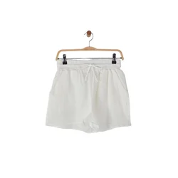 Trendyol Milla Ženski šorts Tbess25Sr00008, Krem