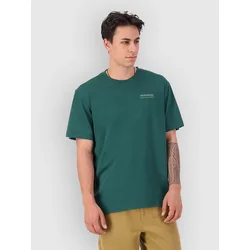 Mons Royale Yonder Merino Organic Cotton Tech Tee dark pine