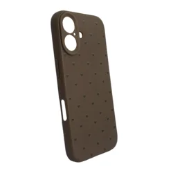 Maska Cute Heart za iPhone 16 braon