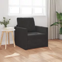 Krevet na razvlačenje Crna 74 x 77 x 81 cm Baršun