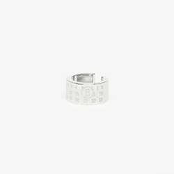 Uhani MM6 Numeric Ear Cuff Polished Palladio Universal