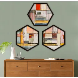 Wallity Uramljena slika 6GEN410663665, 35x35 cm, 3 dela