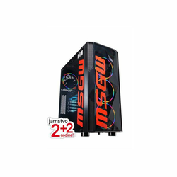 MSGW stolno računalo Gamer a254 (Ryzen 5 3600, 8GB DDR4, GTX 1650, 500GB NVMe) noOS