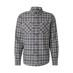 DAN FOX APPAREL Srajca Daniel  siva / rdeča / bela