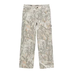 Pull&Bear Kargo hlače STWD ecru/svetlo rjava/antracit/svetlo siva
