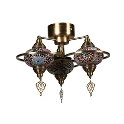 Opviq Luster Metalni VItraž 846STL1737, Bronzani