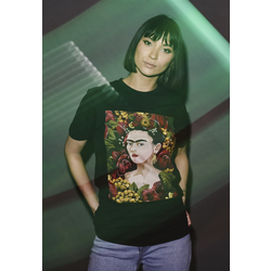 Merchcode Majica Frida Kahlo Portrait, črna