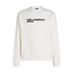 KARL LAGERFELD JEANS Majica ESSENTIAL  črna / bela