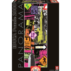 Puzzle Panorama New York Pop Art Educa 2000 delov