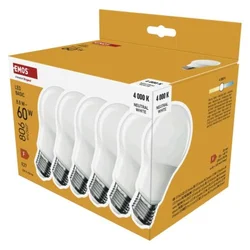 Komplet 6x LED sijalica A60 E27/8,8W/230V 4000K