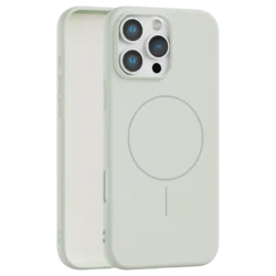 Velvet Touch MagSafe maska za iPhone 16 Pro Max - Siva