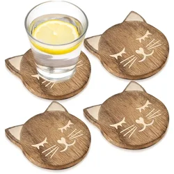 Orion Leseni podstavki za skodelice MANGO 10x11cm 4 kosi.