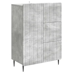 Kreveta Betonska siva 66 x 34,5 x 91,5 cm Konstruirano drvo