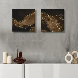 Zidna slika ASR2-CNV25-17, 40x40cm, 2 dijela
