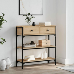 Konzolni stol boja hrasta sonome 72,5x25x75cm konstruirano drvo