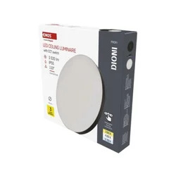 Emos zm7155 Led panel nadgradni dioni okrugli crni podesiv cct, 22/32w 2420/3520 lm, ip55 41x6,5cm ( 3702 )