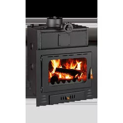 PRITY GV28 Kamin za etažno grejanje, 5 kW, Crni