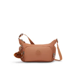 KIPLING Torba za čez ramo Gabbette pikčasto rjava