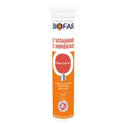 Biofar 12 vitamina + 12 minerala 20 šumećih tableta