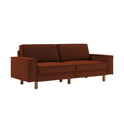 ATELIER DEL SOFA Sofa sa 3 sedišta Sparrow 3 Tile Red Walnut