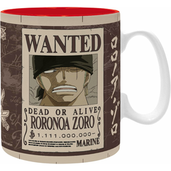 Šolja AbyStyle - One Piece - Wanted - Zoro Wanted