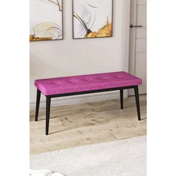 Hanah Home klupa Pera Bench, 105 cm, ljubičasta / crna