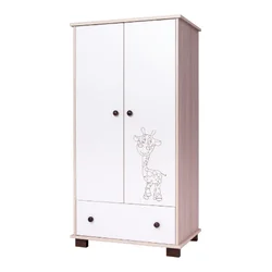 Drewex ormar Žirafica oak santana/white