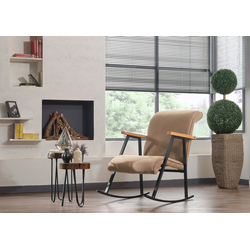 Atelier del Sofa Fotelja za ljuljanje Yoka Svetlobraon