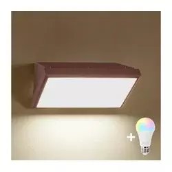 Brilagi - LED RGBW spoljašnje zidno svetlo TRIANGLE 1xE27/15W/230V braon IP65