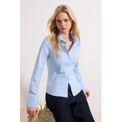 Trendyol Milla Ženska košulja Twoaw26Go00022, svetlo Plava