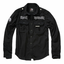 Moška srajca Iron Maiden - EDDIE - Vintage - BRANDIT - 61044-black