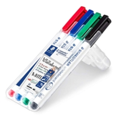 Marker Staedtler Lumocolor Compact 341 WP4 2 mm, 4 komada