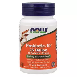 NOW Foods Probiotik -10™ 30 kaps.