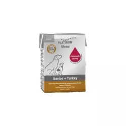 Platinum Vlažna hrana za pse Iberiko, Ćuretina i mangulica, 90g