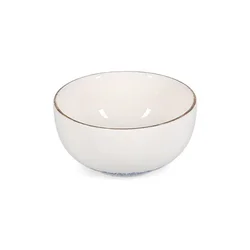 Bela/modra porcelanasta skledica 210 ml Azul – BonBistro