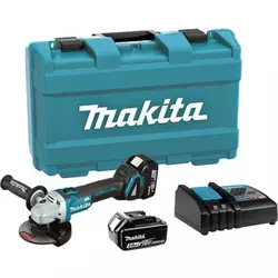 Akumulatorska ugaona brusilica Makita DGA504RFE; 18V 2x3,0Ah; 125mm