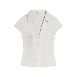 Bershka Bluza barva blata/naravno bela