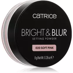 Catrice Bright & Blur posvetlitveni puder v prahu odtenek 020 Soft Pink 8 g