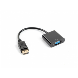 LANBERG adapter DisplayPort 1.1 na VGA, M/Ž, kabel 20cm, crni