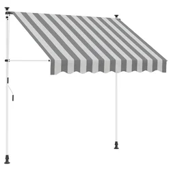 Ručno sklopiva tenda Antracit i bijelo 100 cm