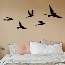 Atelier Del Sofa Zidna dekoracija Crow,, 1.2mm, Crna
