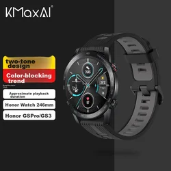 KmaxAI Zamenska narukvica za pametni sat za Honor Watch, Crna