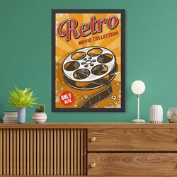 Wallity Uramljena slika Retro Movie Collection, 35x45 cm